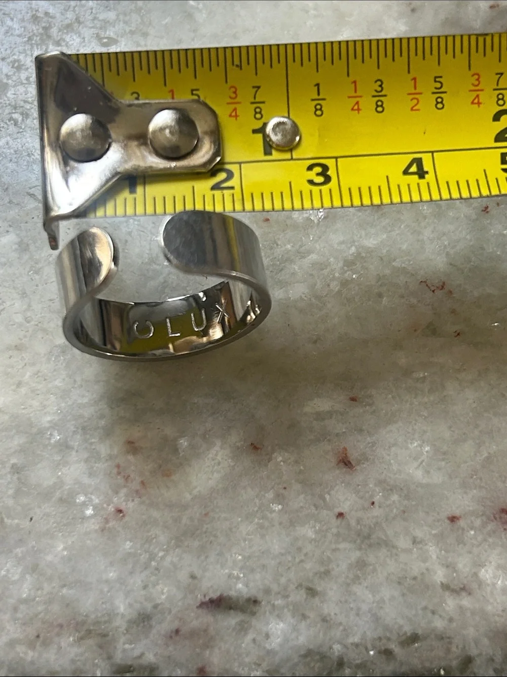 Still Tone Open Band Men’s Ring by (unspecified)